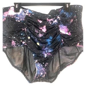 Torrid Galaxy Swim Bottom Sz 3